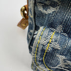 Louis Vuitton Camera Bag Pochette Monogram Denim Blue — view 4