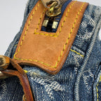 Louis Vuitton Camera Bag Pochette Monogram Denim Blue — view 6