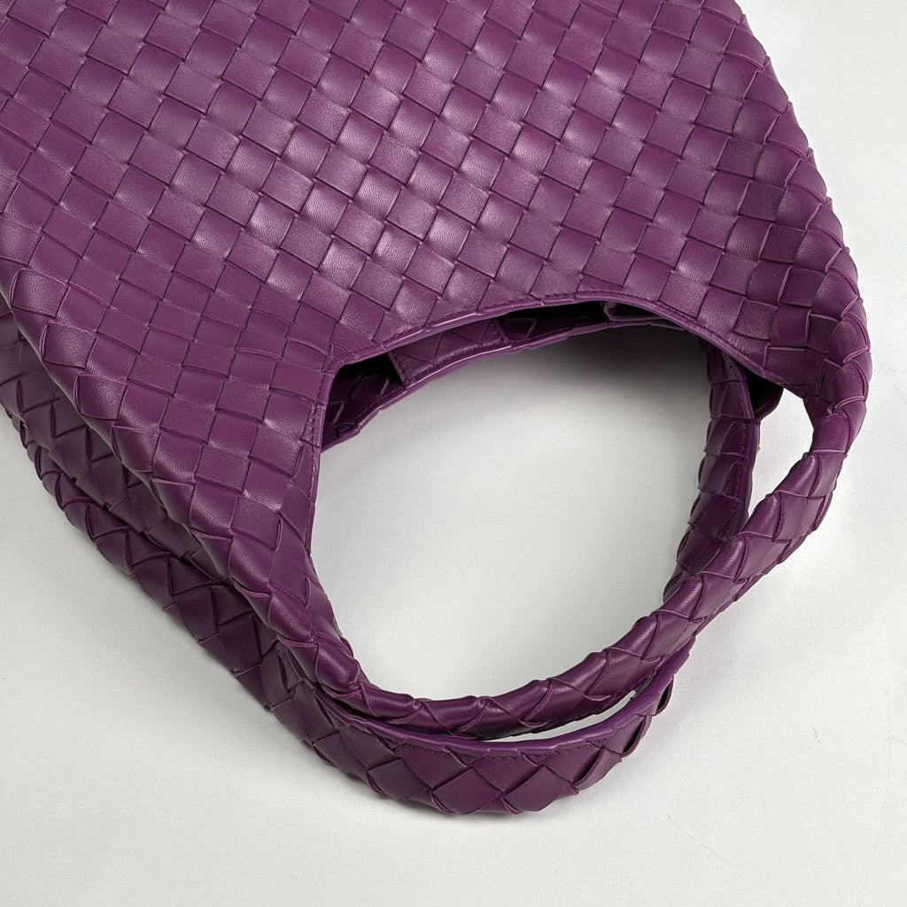 Bottega Veneta Campana Intrecciato Tote Leather Purple — view 8
