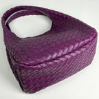 Bottega Veneta Campana Intrecciato Tote Leather Purple — view 2