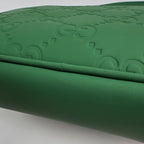 Gucci GG Rubber Effect Mini Shoulder Bag Leather Green — view 4