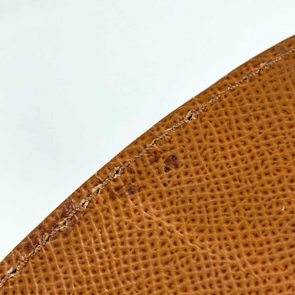 Chanel CC Logo Backpack Leather Brown — view 8