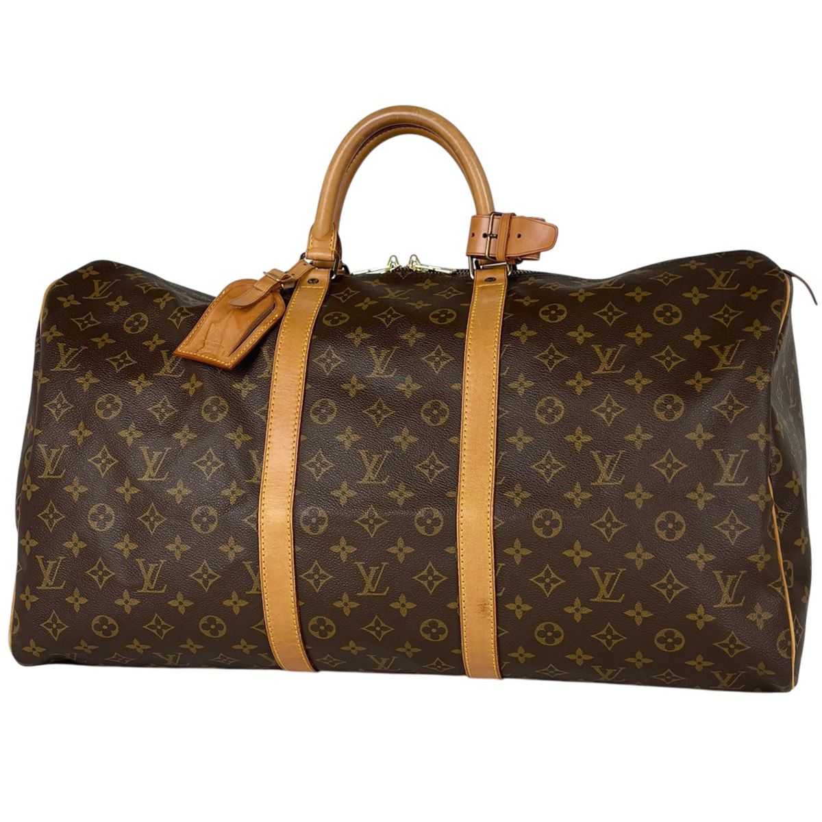Louis Vuitton Keepall 55 Boston Bag Monogram Brown