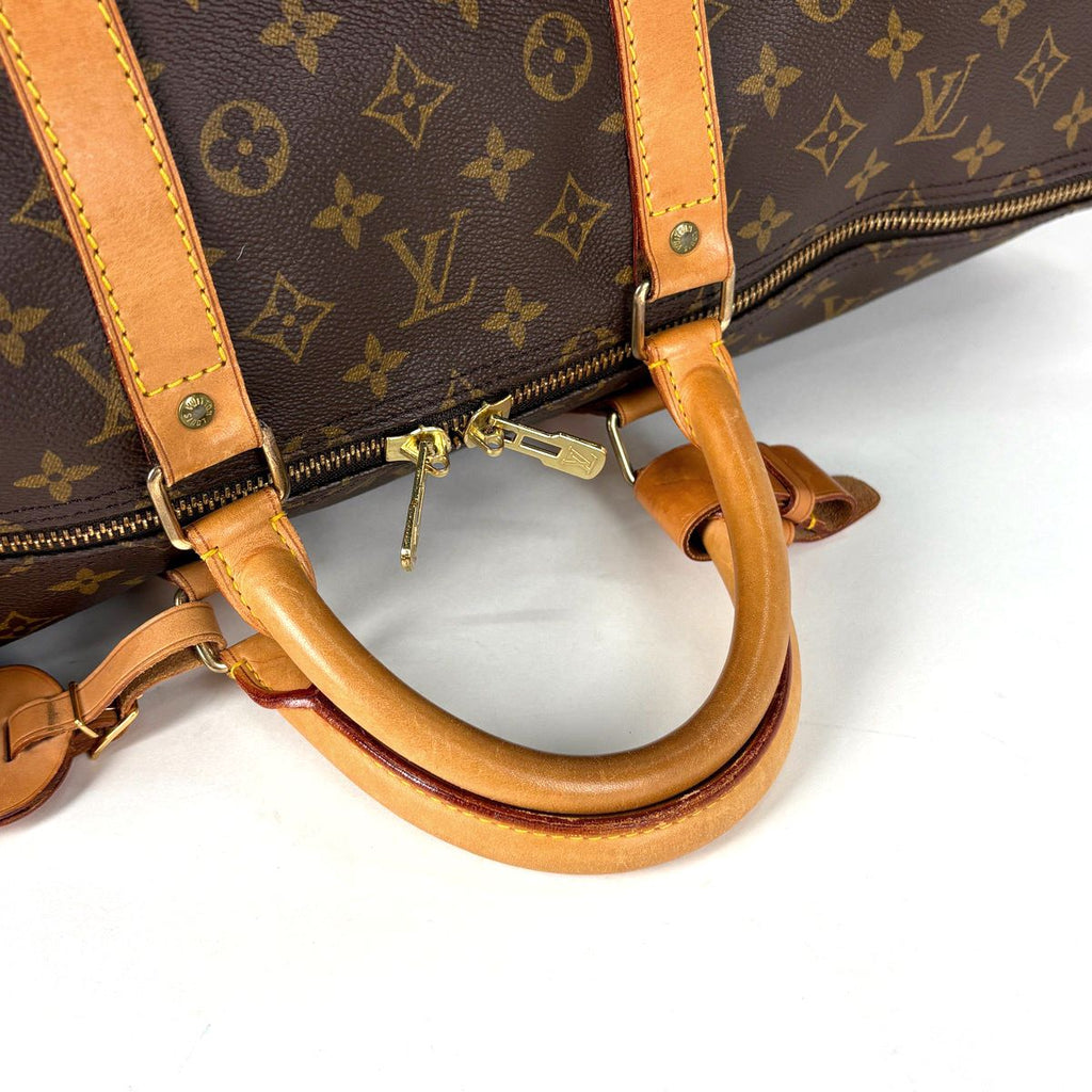 Louis Vuitton Keepall 55 Boston Bag Monogram Brown — view 8