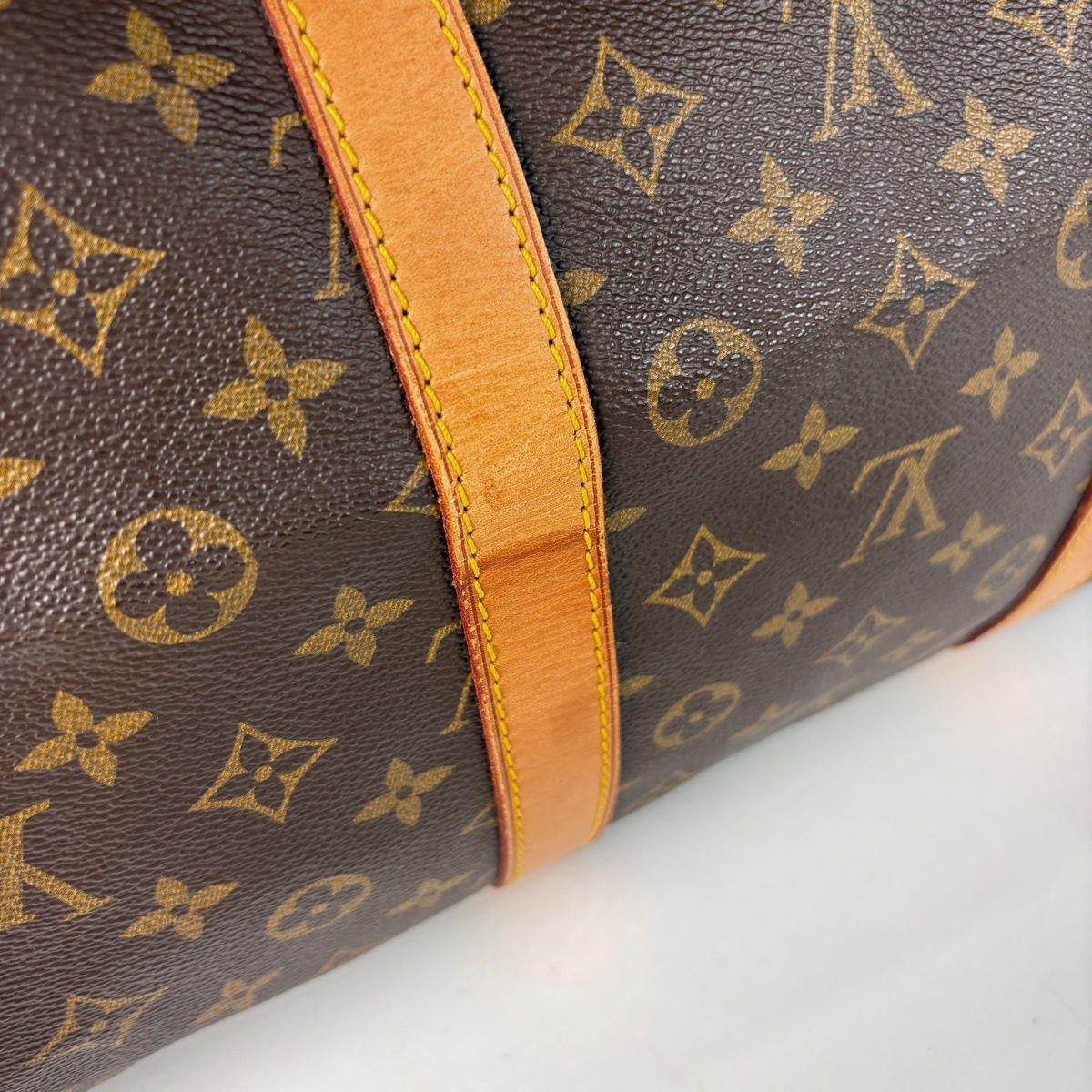 Louis Vuitton Keepall 55 Boston Bag Monogram Brown — view 4
