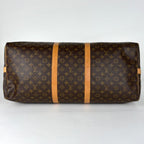 Louis Vuitton Keepall Bandouliere 60 Boston Bag Monogram Brown — view 2