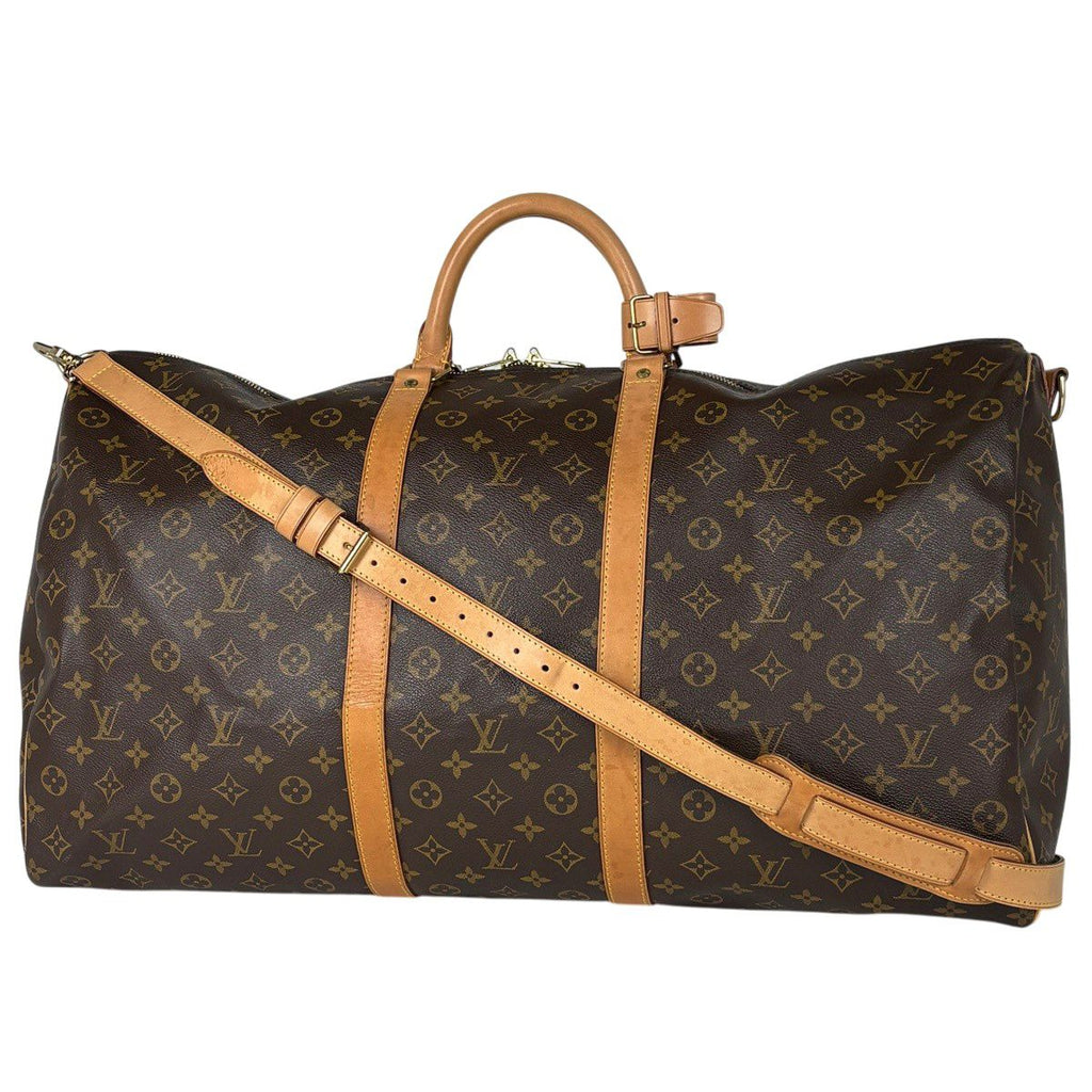 Louis Vuitton Keepall Bandouliere 60 Boston Bag Monogram Brown