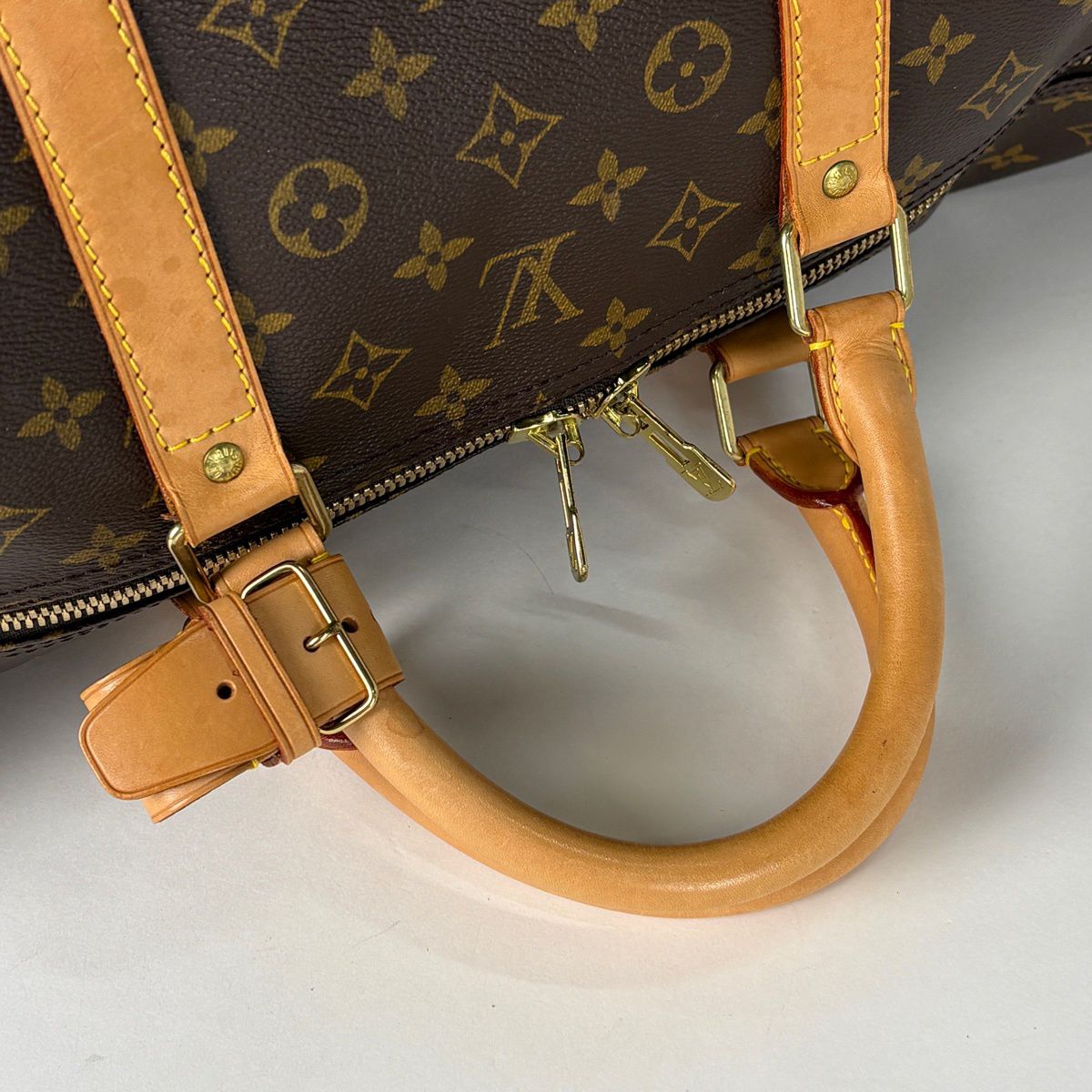 Louis Vuitton Keepall Bandouliere 60 Boston Bag Monogram Brown — view 7