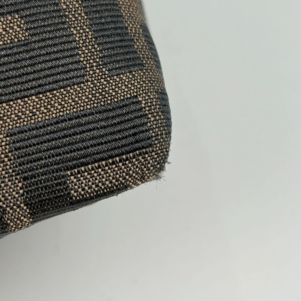 Fendi Zucca Pattern Handbag Canvas Brown — view 3