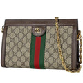 Gucci Ophidia Shoulder Bag GG Supreme Beige Brown