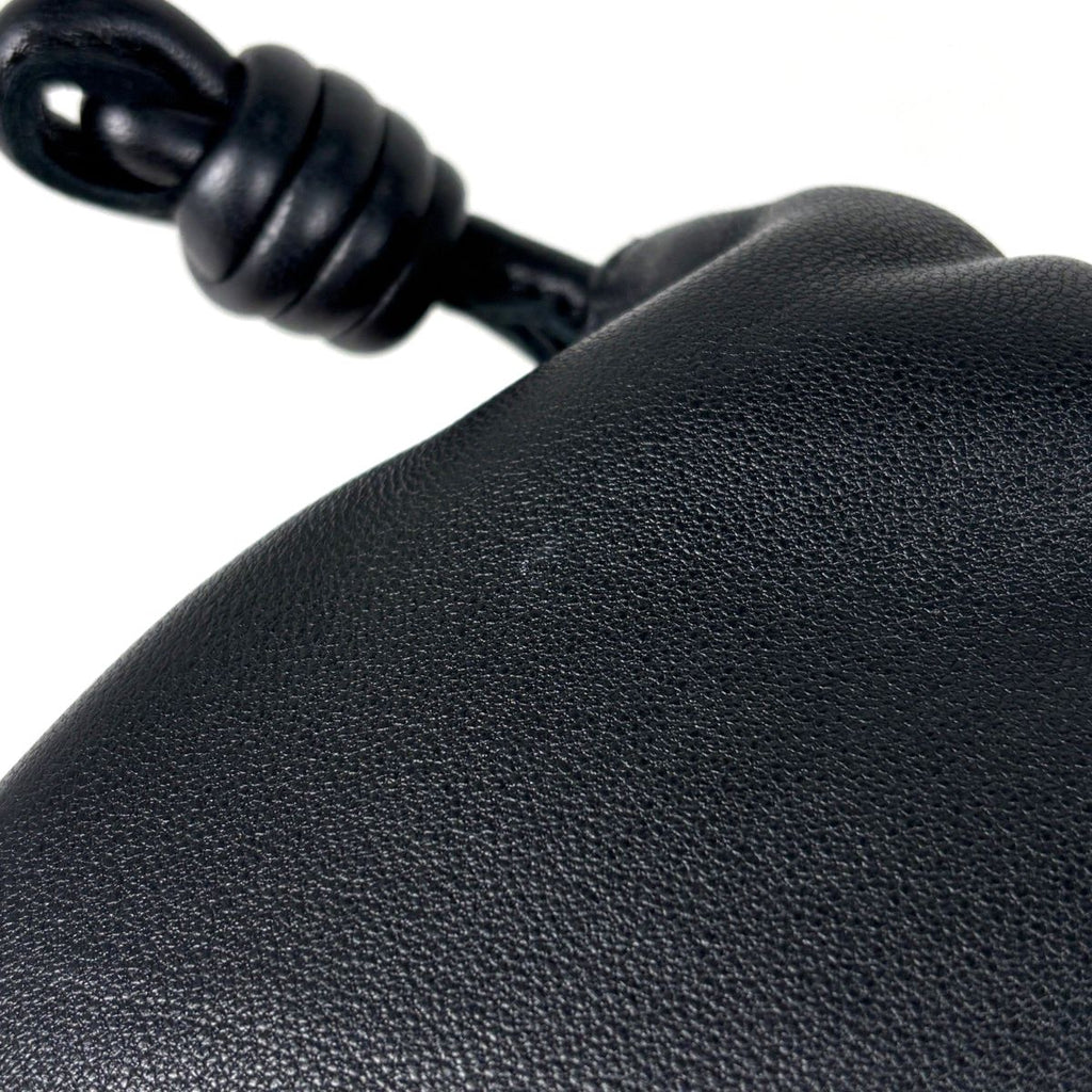 Loewe Logo Handbag 2-Way Flamenco Leather Black — view 4