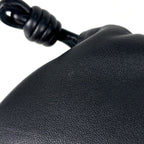 Loewe Logo Handbag 2-Way Flamenco Leather Black — view 4