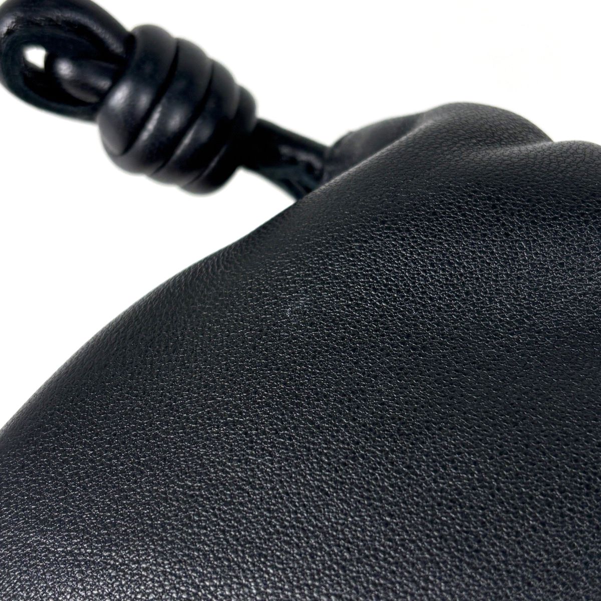 Loewe Logo Handbag 2-Way Flamenco Leather Black — view 4