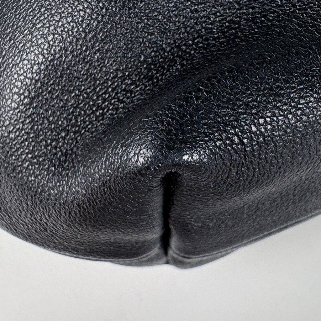 Loewe Logo Handbag 2-Way Flamenco Leather Black — view 3
