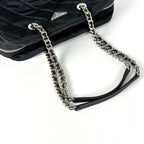 Prada Chain Tote Quilted Nylon Nero — view 5