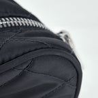 Prada Chain Tote Quilted Nylon Nero — view 4