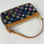 Louis Vuitton Pochette Monogram Multicolor Noir Handbag — view 6