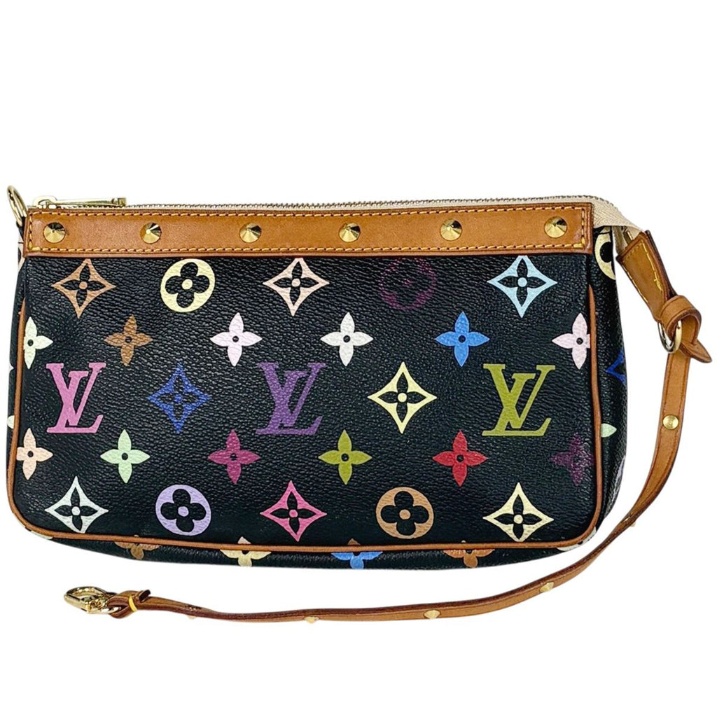 Louis Vuitton Pochette Monogram Multicolor Noir Handbag