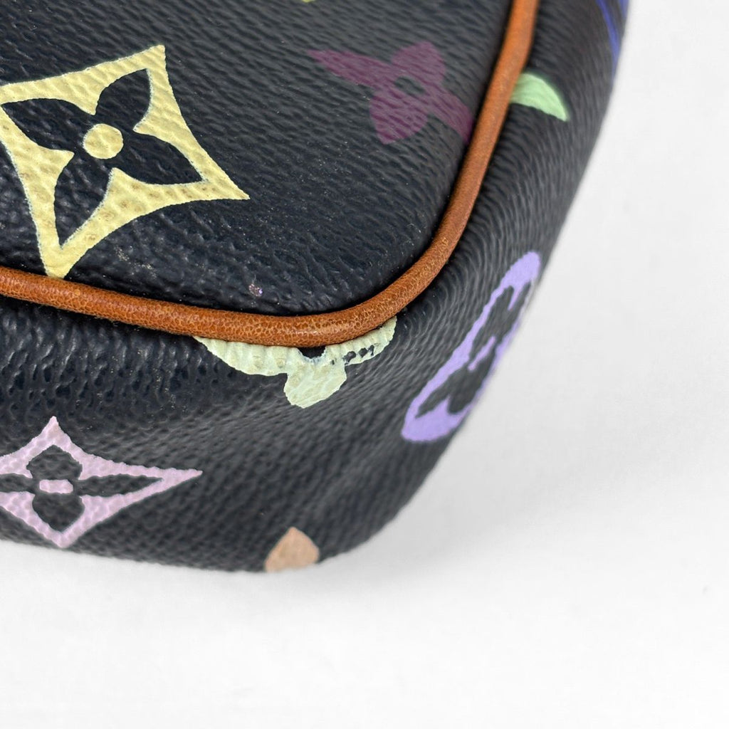 Louis Vuitton Pochette Monogram Multicolor Noir Handbag — view 3
