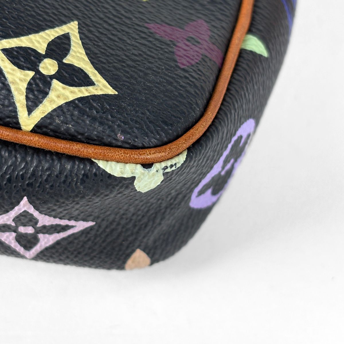 Louis Vuitton Pochette Monogram Multicolor Noir Handbag — view 3