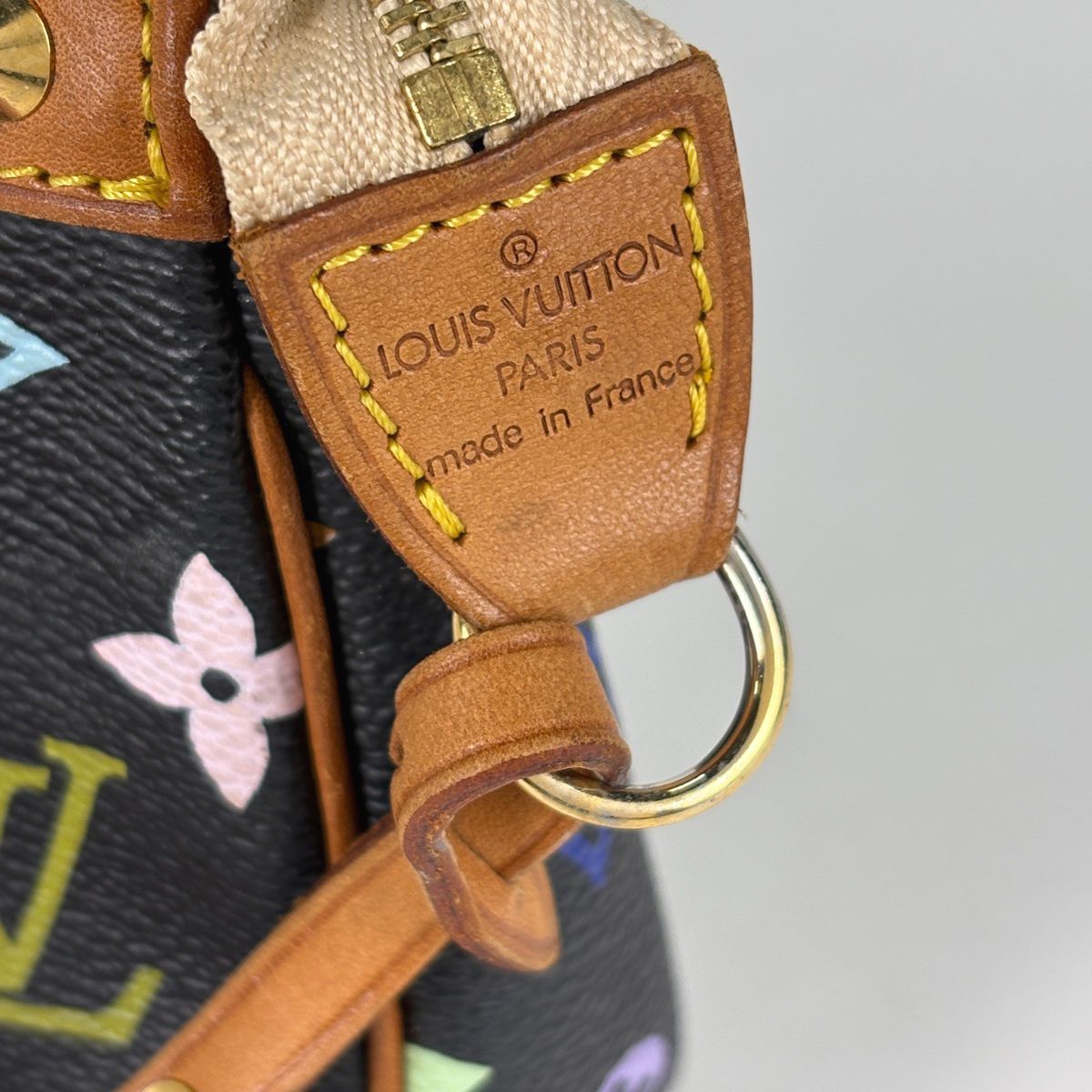 Louis Vuitton Pochette Monogram Multicolor Noir Handbag — view 5