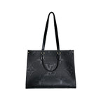Louis Vuitton Empreinte Handbag On The Go MM Tote Noir — view 5