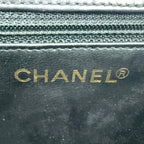Chanel Quilted Belt Lambskin Black Bag Gold — view 4