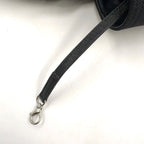 Chanel Paris Biarritz PM Leather Canvas Tote Silver — view 8