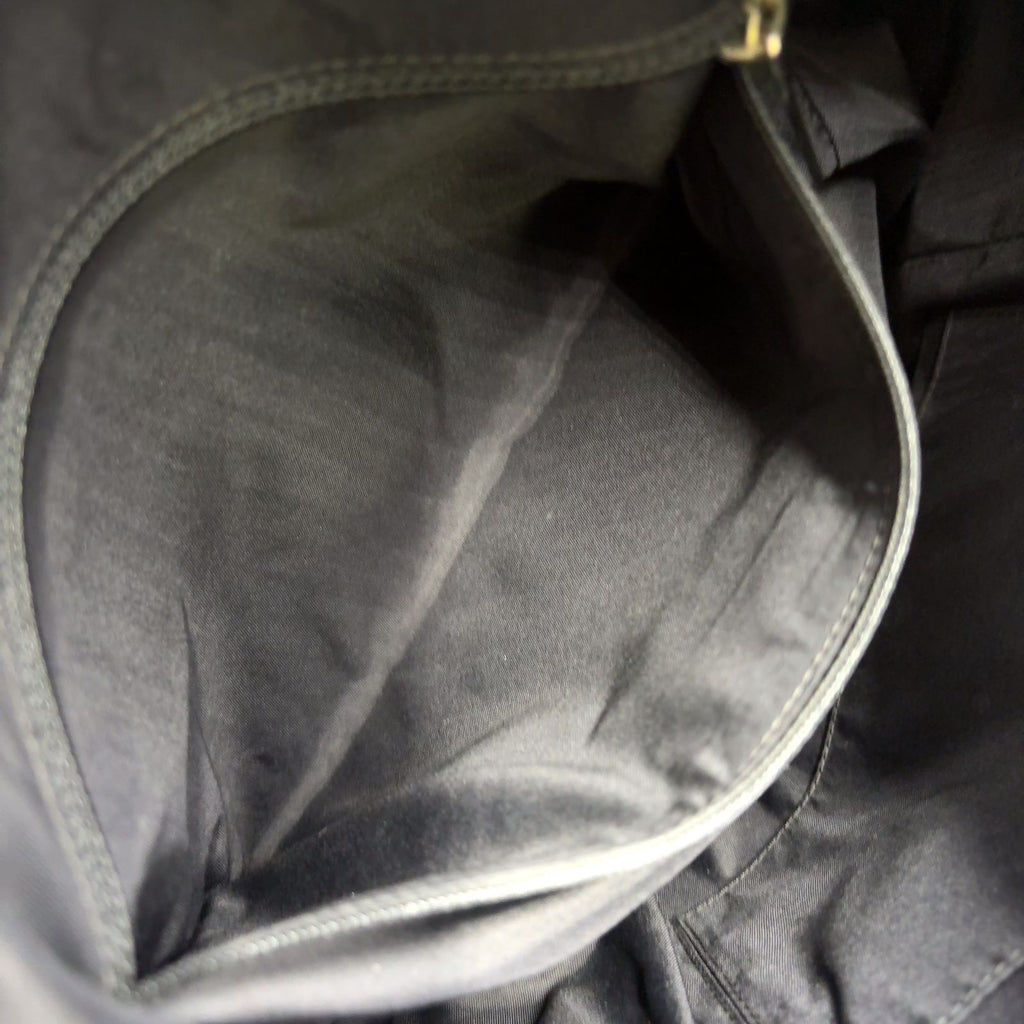 Chanel Paris Biarritz PM Leather Canvas Tote Silver — view 7