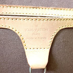 Louis Vuitton Ellipse MM Monogram Leather Brown Handbag Gold — view 4