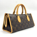 Louis Vuitton Popincourt Monogram Leather Brown Light Handbag Gold — view 2
