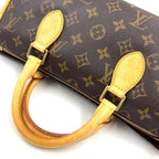 Louis Vuitton Popincourt Monogram Leather Brown Light Handbag Gold — view 6