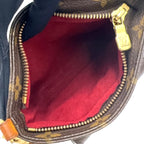 Louis Vuitton Partition Monogram Leather Brown Light Pouch Gold — view 3