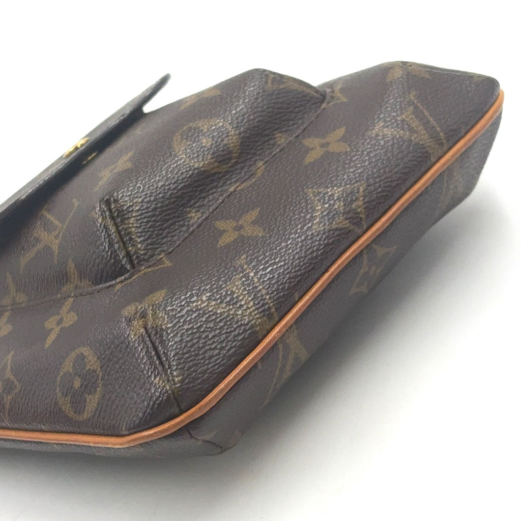 Louis Vuitton Partition Monogram Leather Brown Light Pouch Gold — view 9