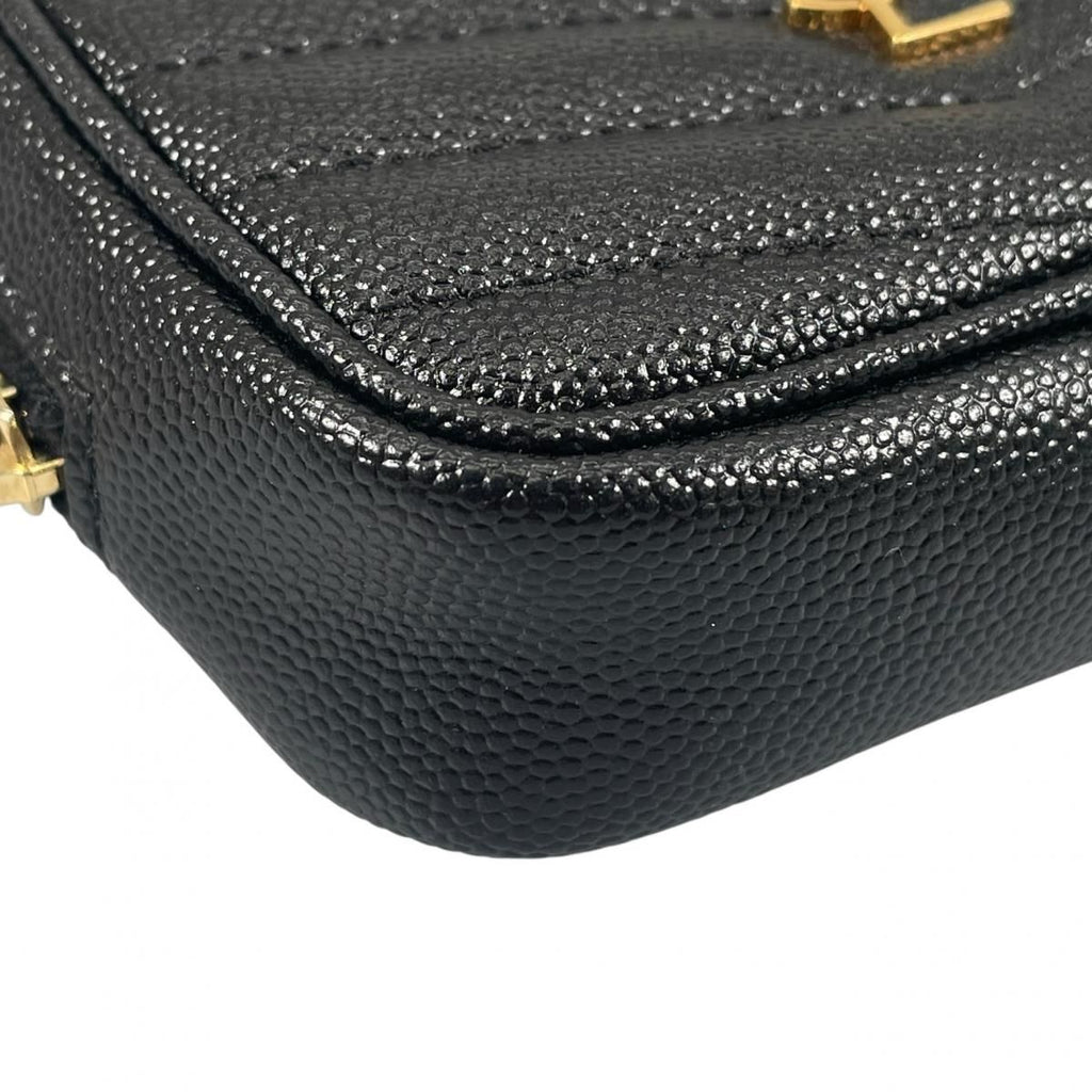 Saint Laurent Caviar Leather Pouch Baby Black — view 6