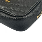 Saint Laurent Caviar Leather Pouch Baby Black — view 5