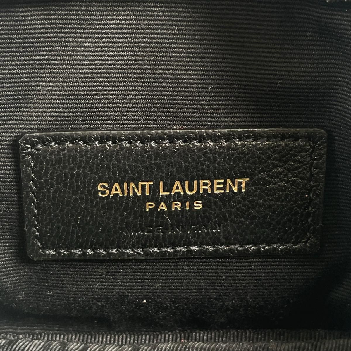 Saint Laurent Caviar Leather Pouch Baby Black — view 8