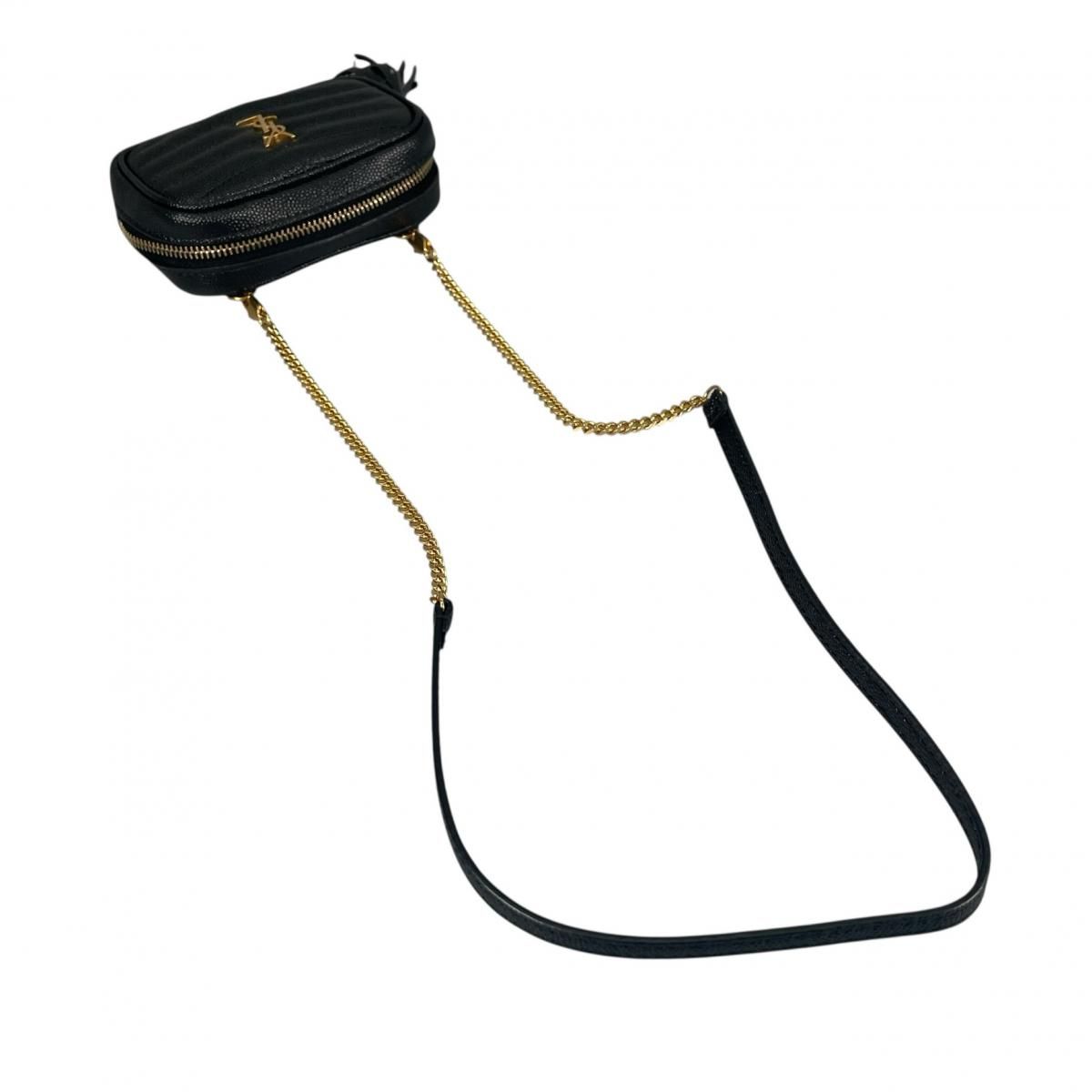 Saint Laurent Caviar Leather Pouch Baby Black — view 7