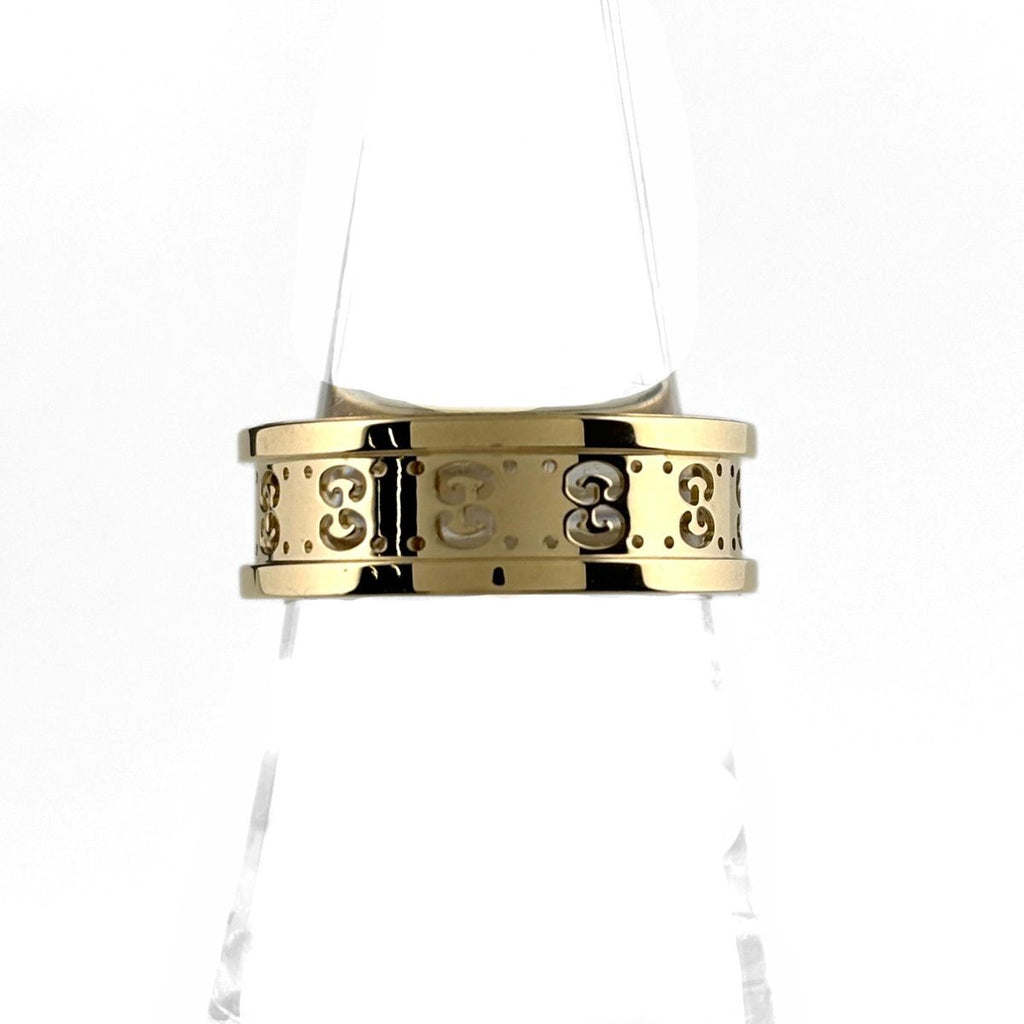 Gucci Icon Toile Ring YG Yellow Gold