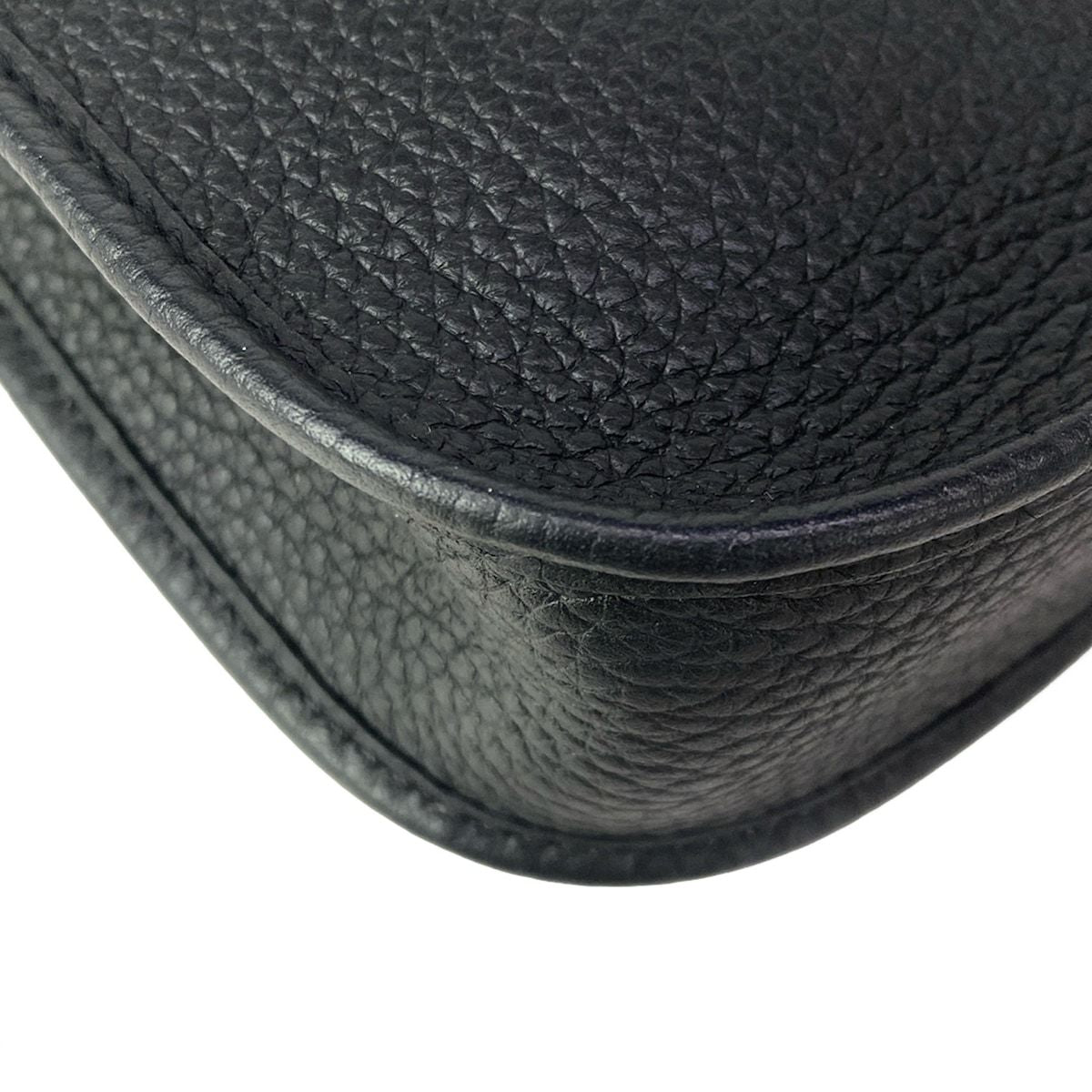 Hermes Shoulder Bag Evelyne TPM Amazon Black Silver — view 8