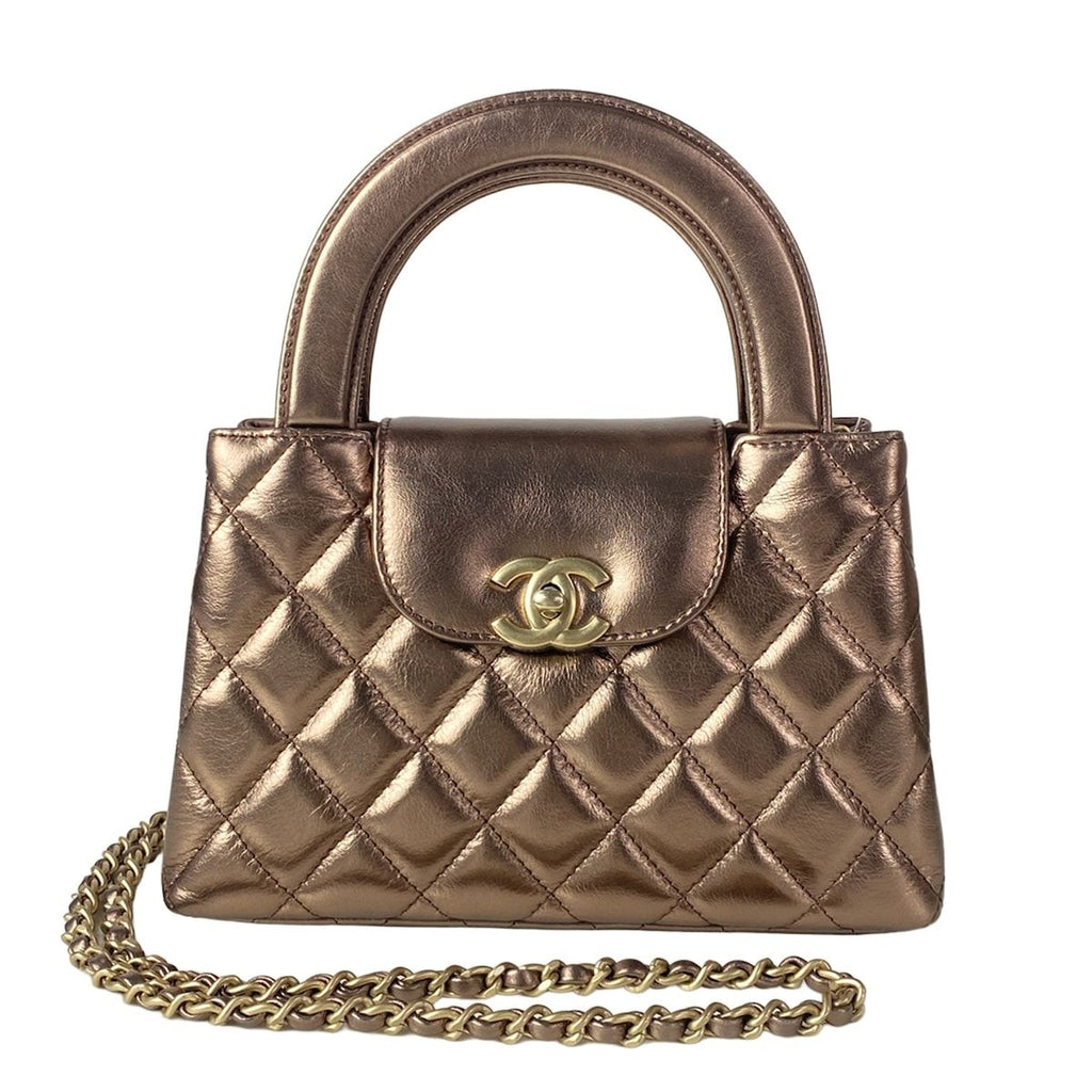 Chanel Shoulder Bag Quilted Mini Shopping Rose Gold