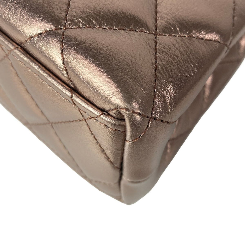 Chanel Shoulder Bag Quilted Mini Shopping Rose Gold — view 9