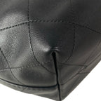 Chanel Shoulder Bag Hobo Black Gold Metal — view 8