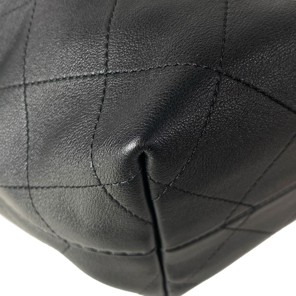 Chanel Shoulder Bag Hobo Black Gold Metal — view 6