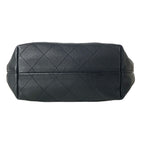 Chanel Shoulder Bag Hobo Black Gold Metal — view 5