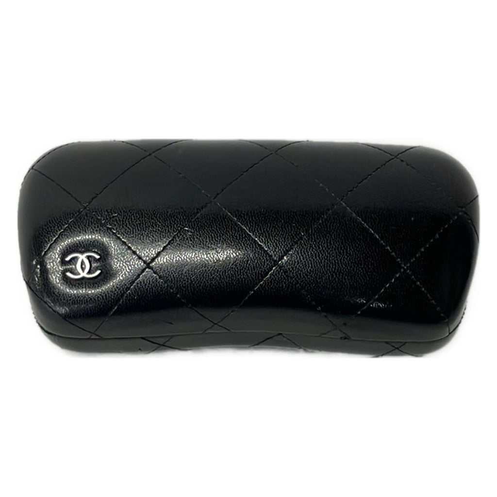 Chanel Sunglasses Dark Brown Black Camellia CC Logo Eyewear — view 6