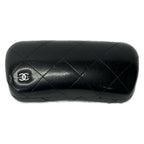 Chanel Sunglasses Dark Brown Black Camellia CC Logo Eyewear — view 6