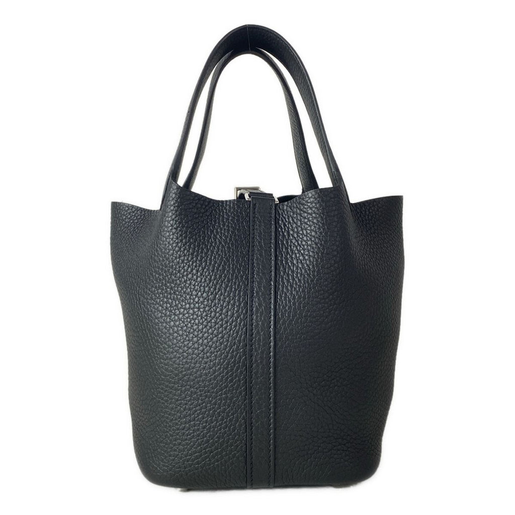 Hermes Handbag Picotin Lock PM Black Silver — view 4