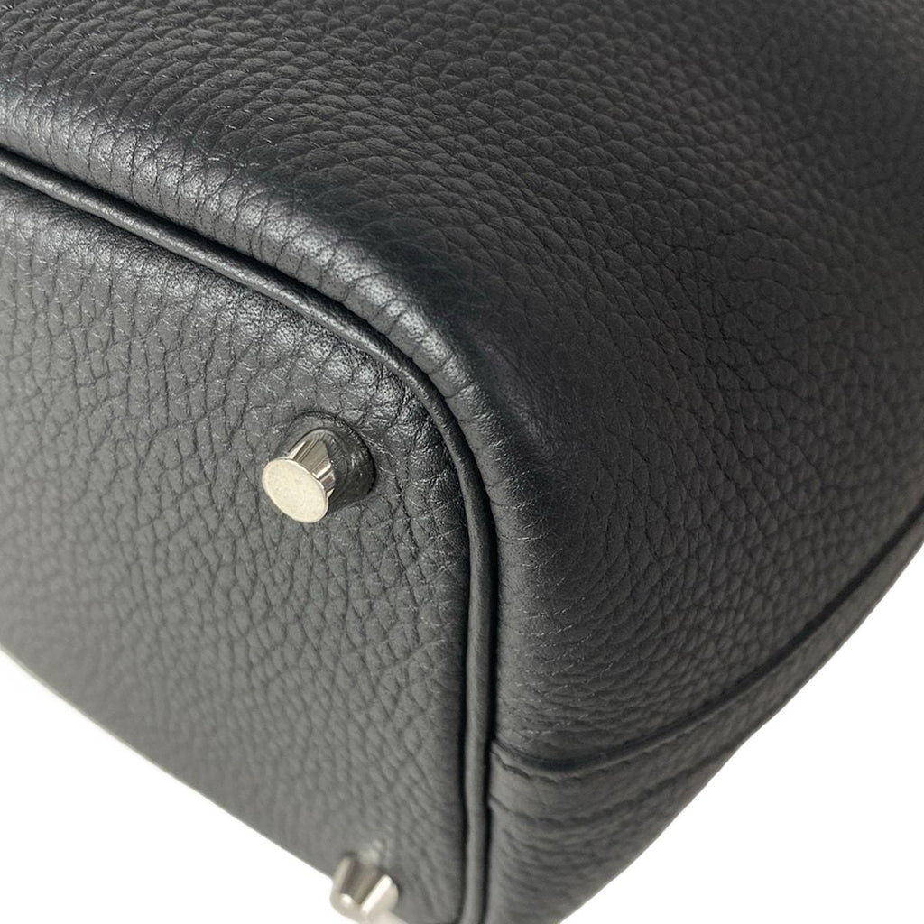 Hermes Handbag Picotin Lock PM Black Silver — view 9