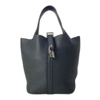 Hermes Handbag Picotin Lock PM Black Silver — view 2